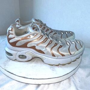 Nike Air Max Plus GS 'Pure Platinum' TN Sneaker Grey Rose Gold GS 4.5Y Womens 6